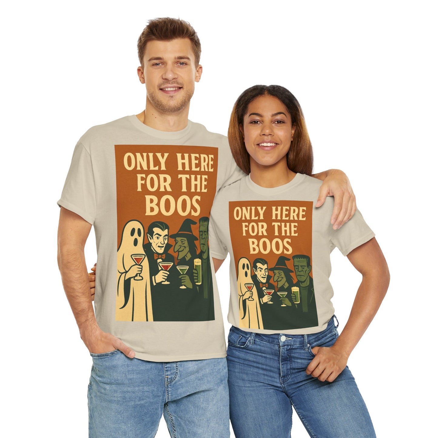 Only Here For The Boos Adult Unisex Tee