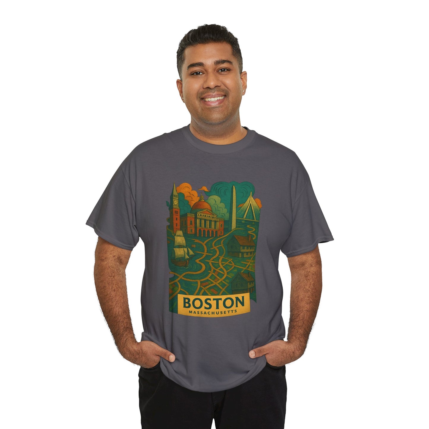 Adult Unisex Boston Surreal Tee (North America Customers)
