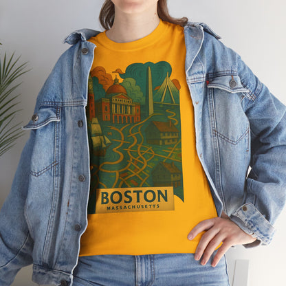 Adult Unisex Boston Surreal Tee
