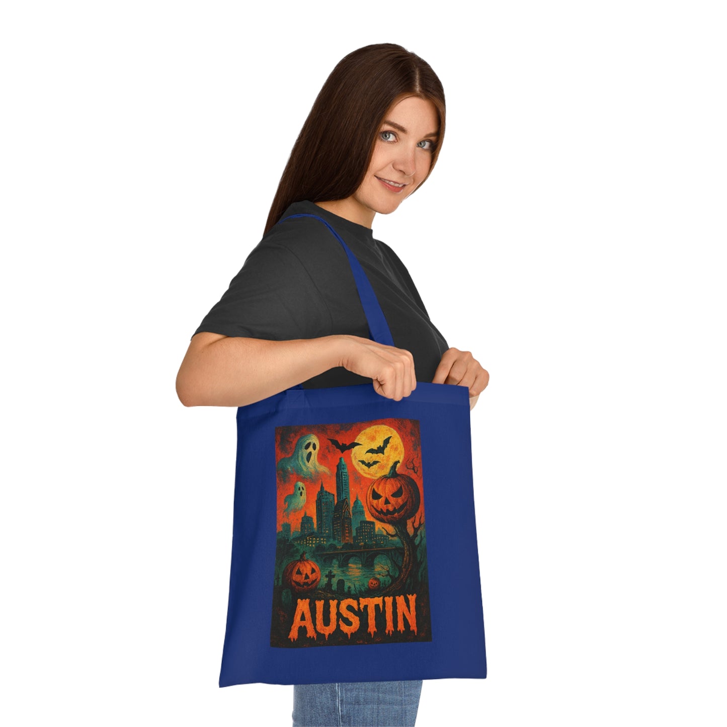 Surreal Halloween Austin Tote Bag