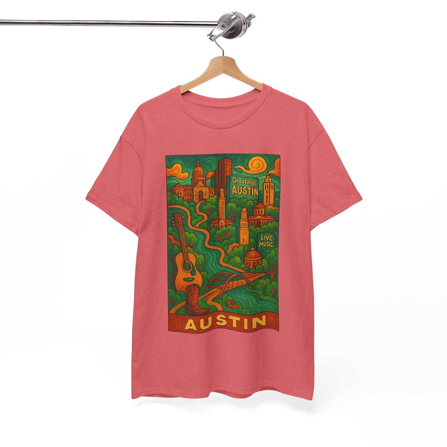 Adult Unisex Austin Surreal Graphic Tee (North America Customers)