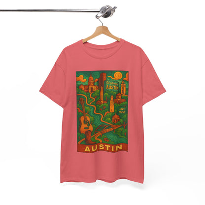 Adult Unisex Austin Surreal Graphic Tee (North America Customers)