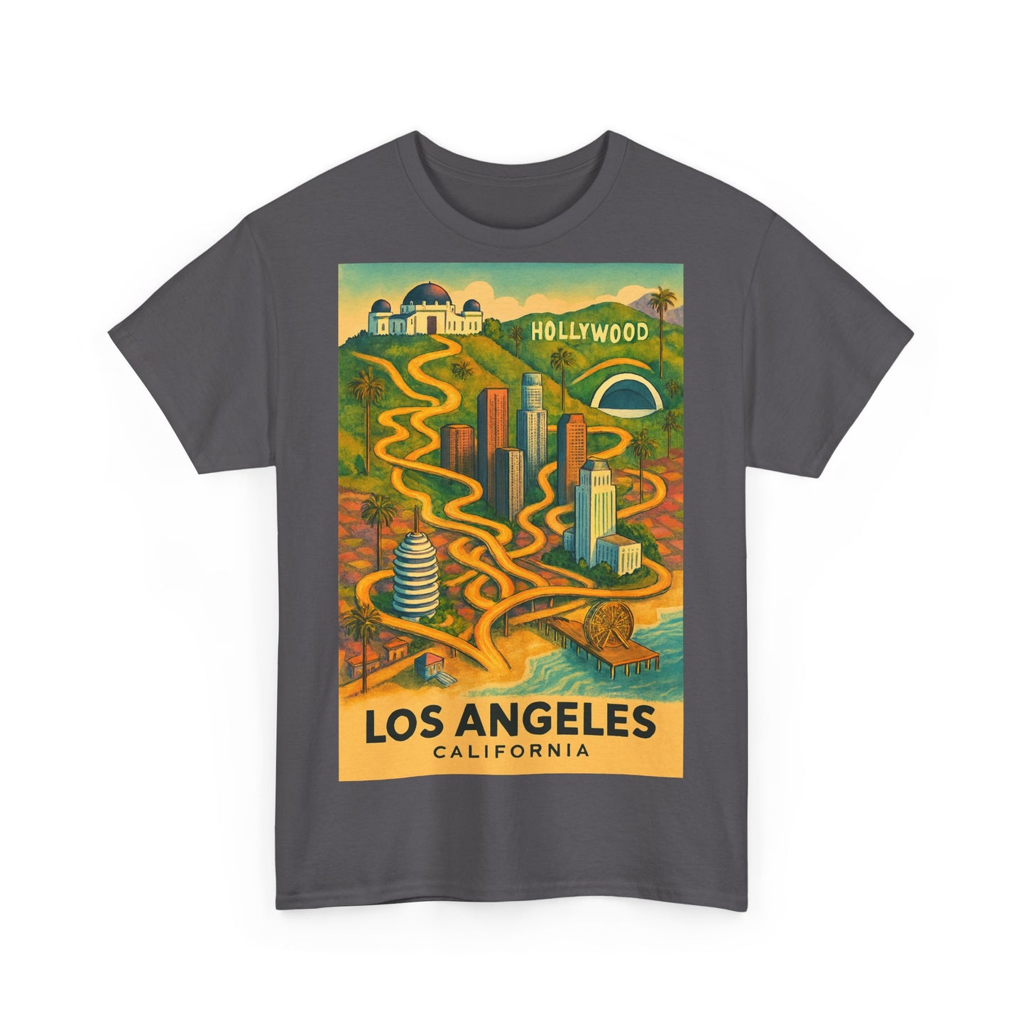 Adult Unisex Surreal Vintage Los Angeles Tee
