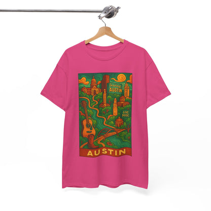 Adult Unisex Austin Surreal Graphic Tee (North America Customers)