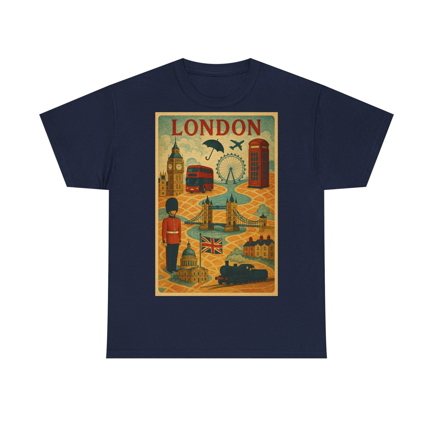 Adult Unisex Surreal London City Graphic Tee