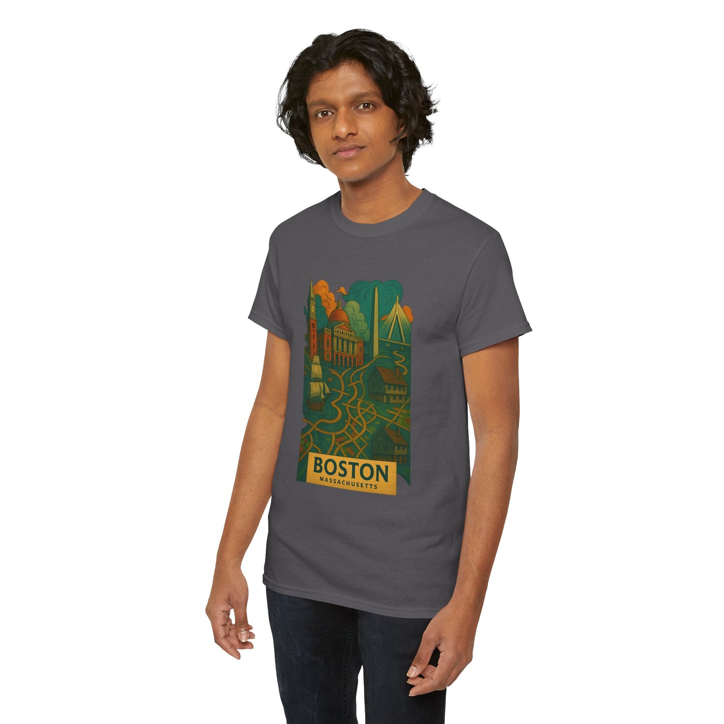 Adult Unisex Boston Surreal Tee (North America Customers)