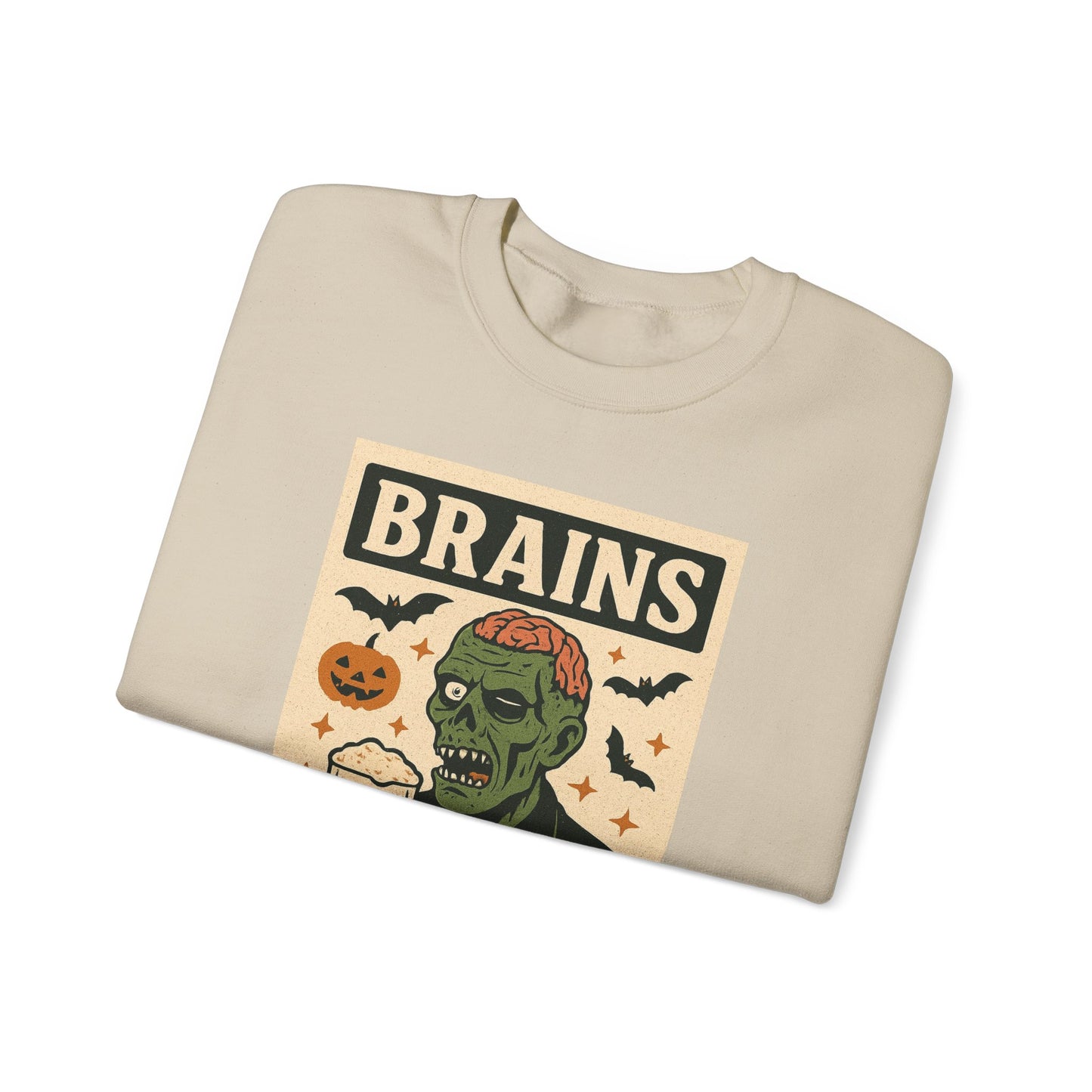 Brains and Brews Unisex Crewneck Sweatshirt