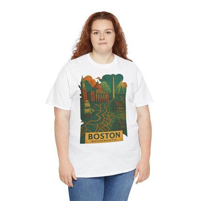 Adult Unisex Boston Surreal Tee