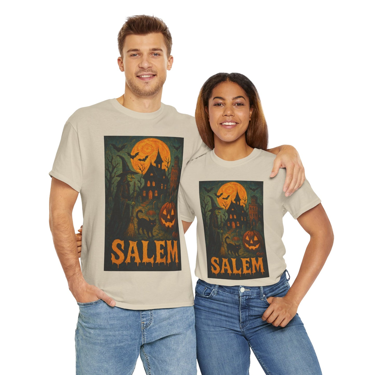 Adult Unisex Surreal Salem Halloween Tee