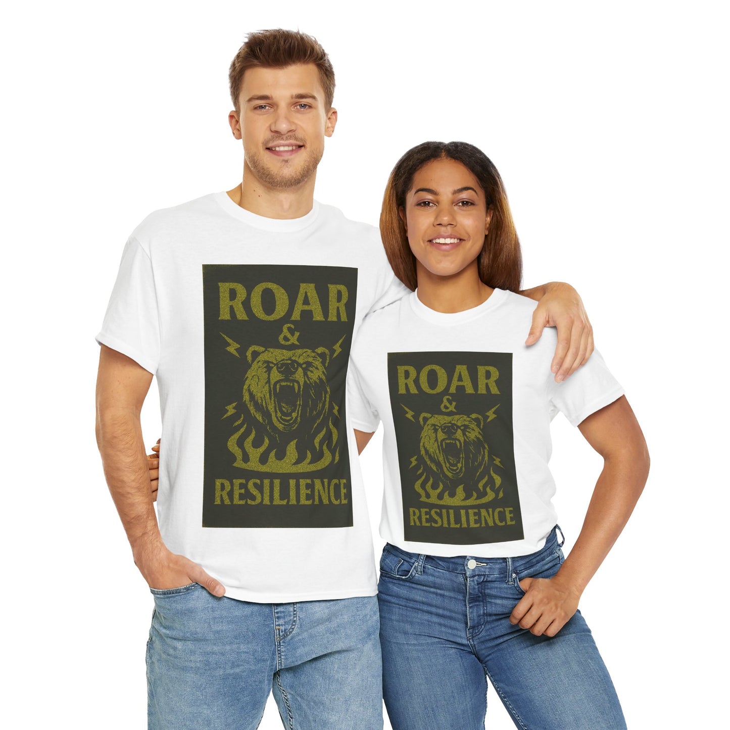 Adult Unisex ' Bear Roar & Resilience' Tee