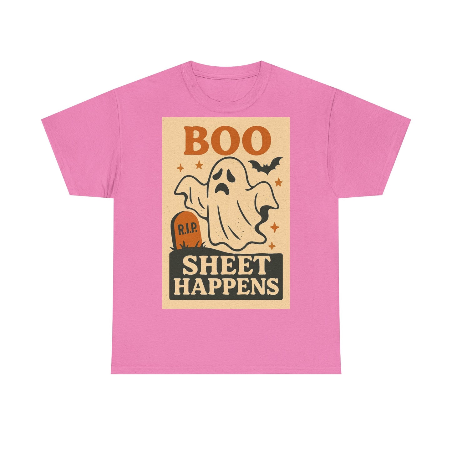 Boo Sheet Happens Adult Unisex Tee