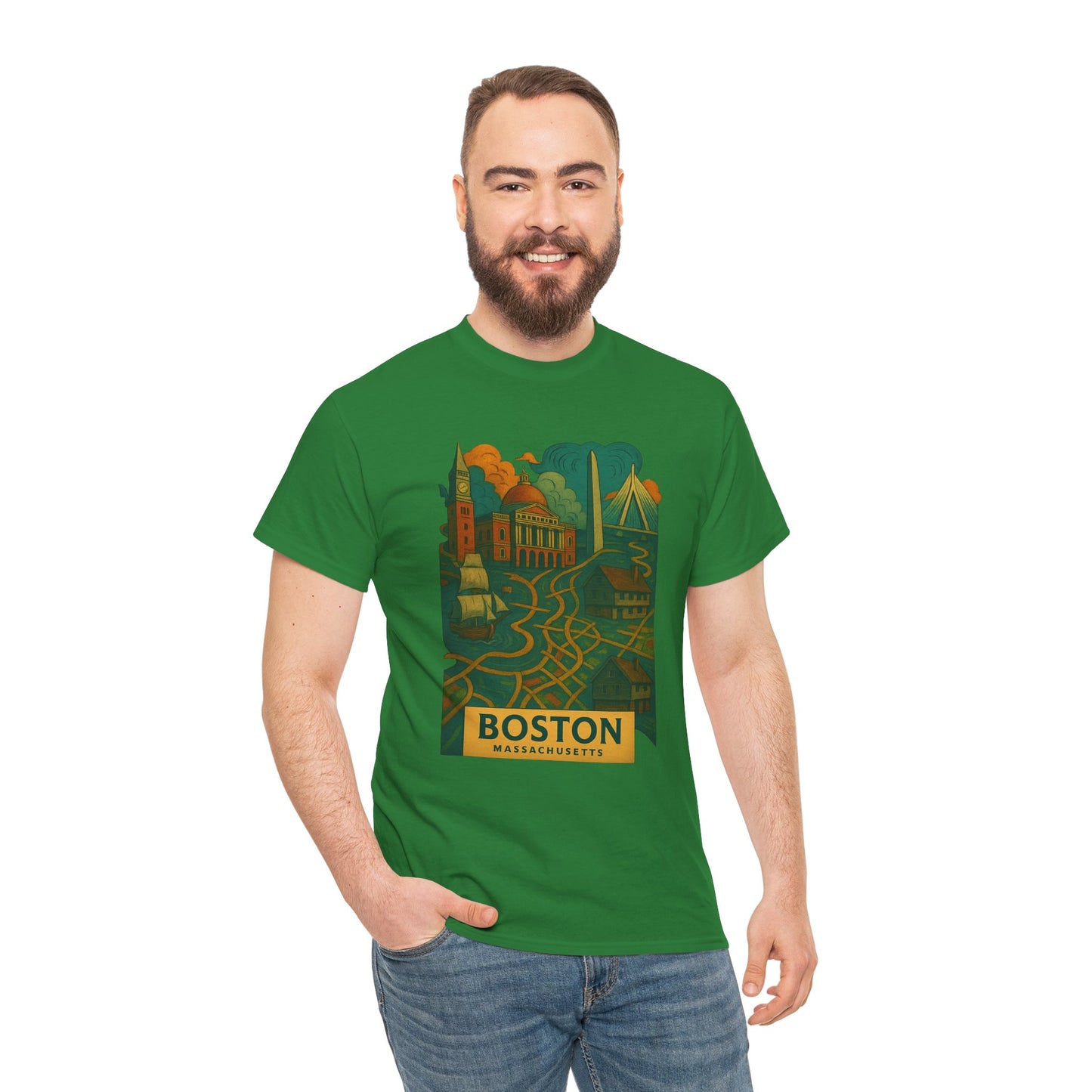 Adult Unisex Boston Surreal Tee (North America Customers)