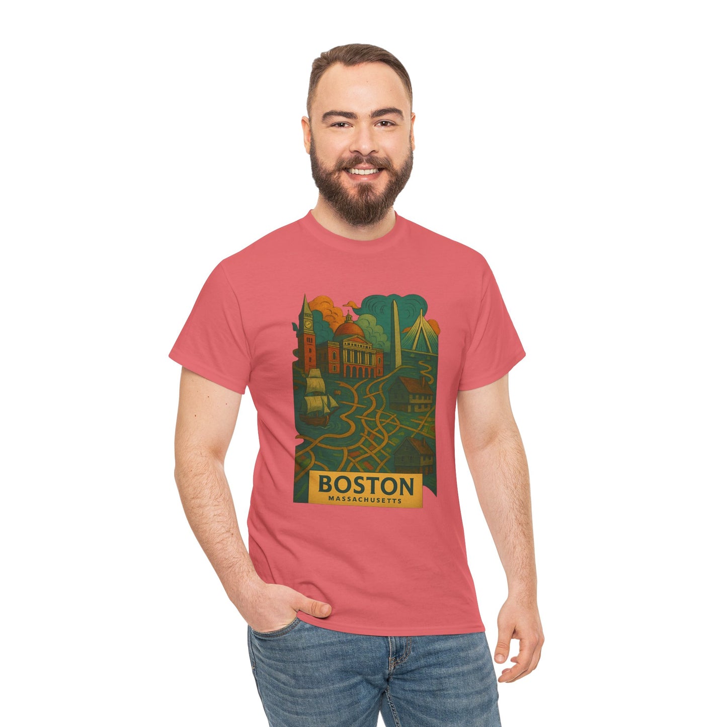 Adult Unisex Boston Surreal Tee (North America Customers)