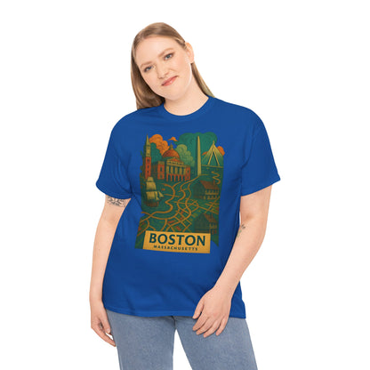 Adult Unisex Boston Surreal Tee