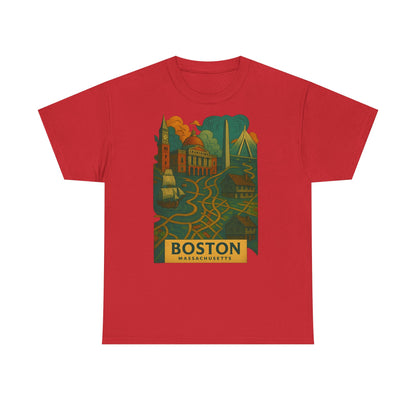 Adult Unisex Boston Surreal Tee