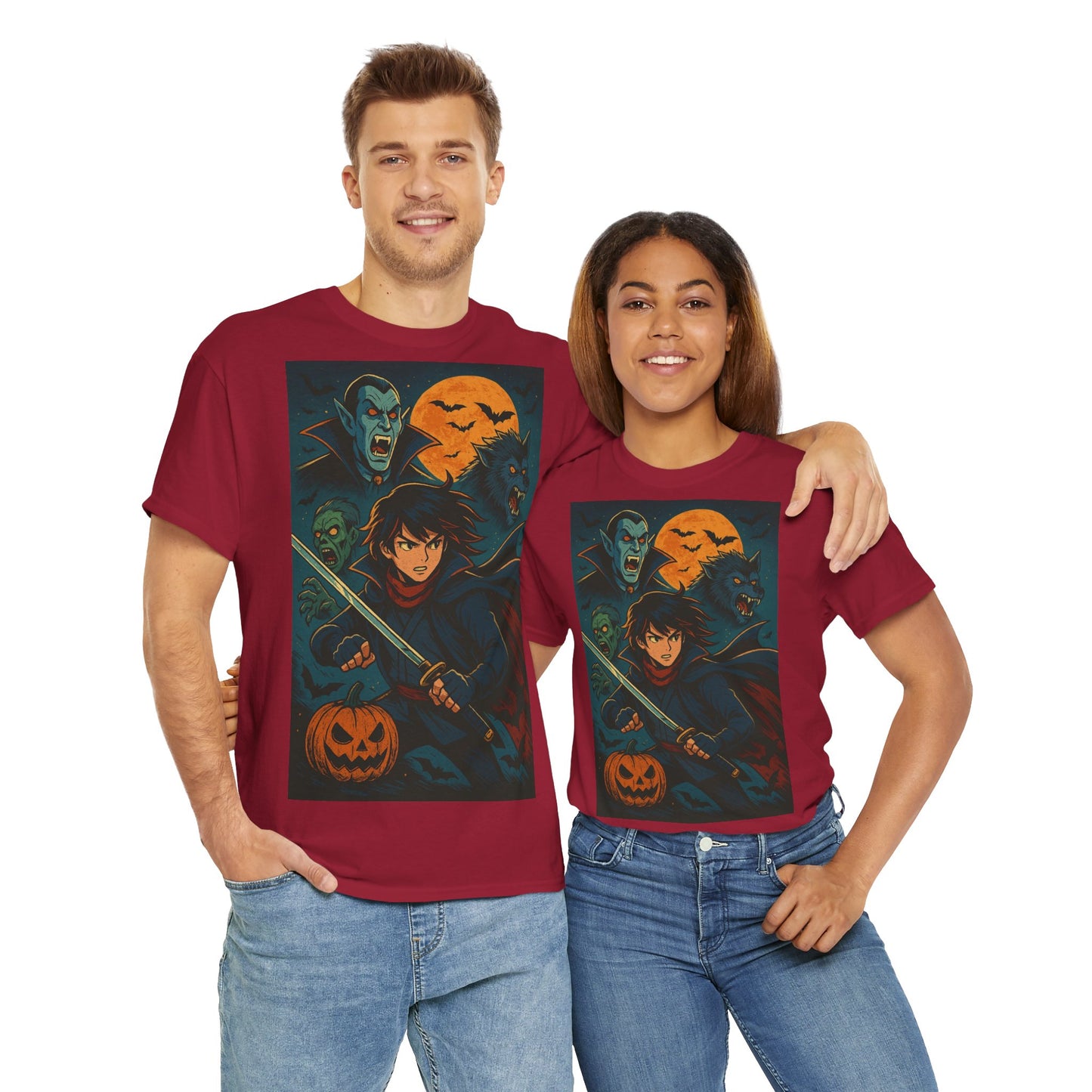 Adult's Anime Halloween Monster Hunter Unisex Tee