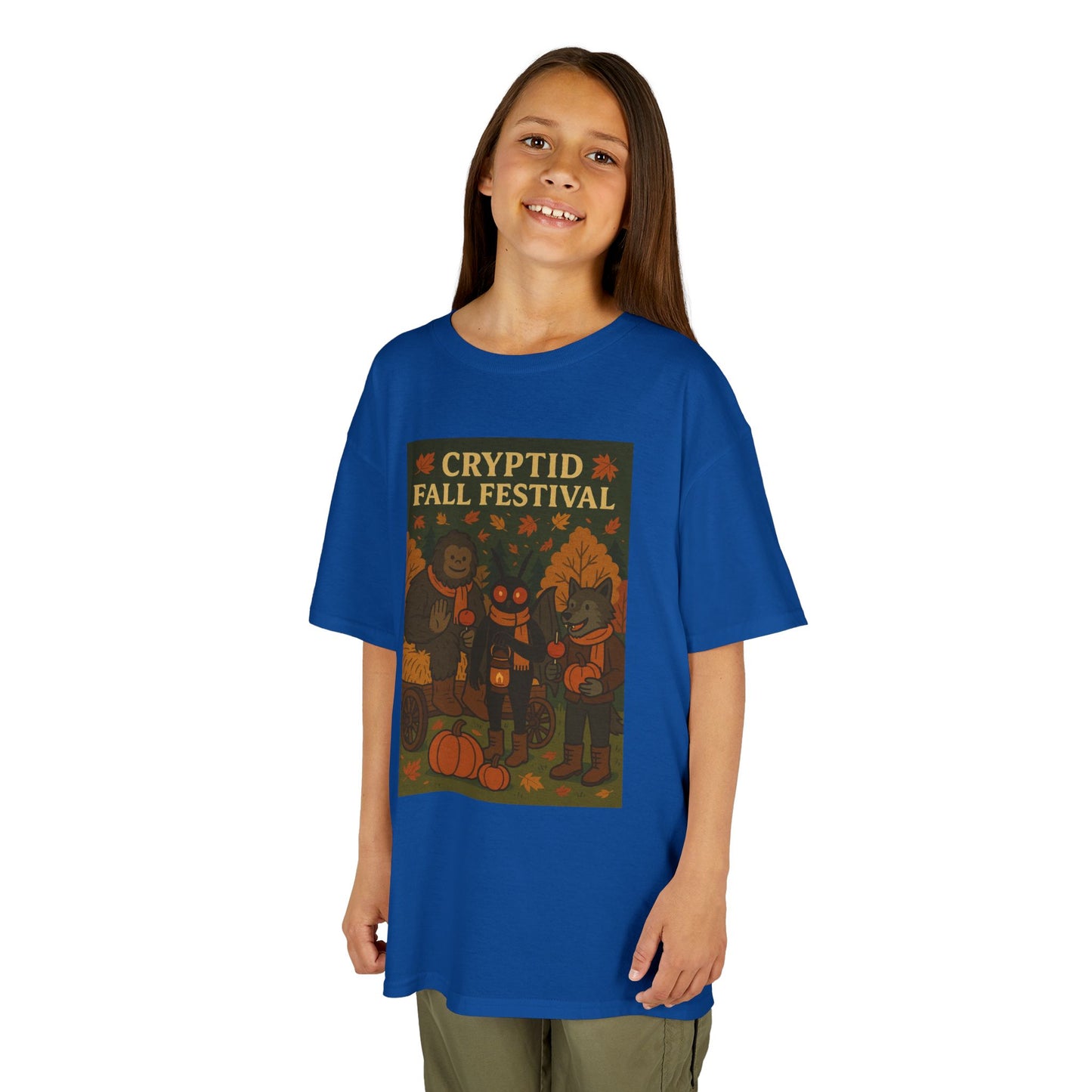 Kids Cryptid Autumn Festival Tee