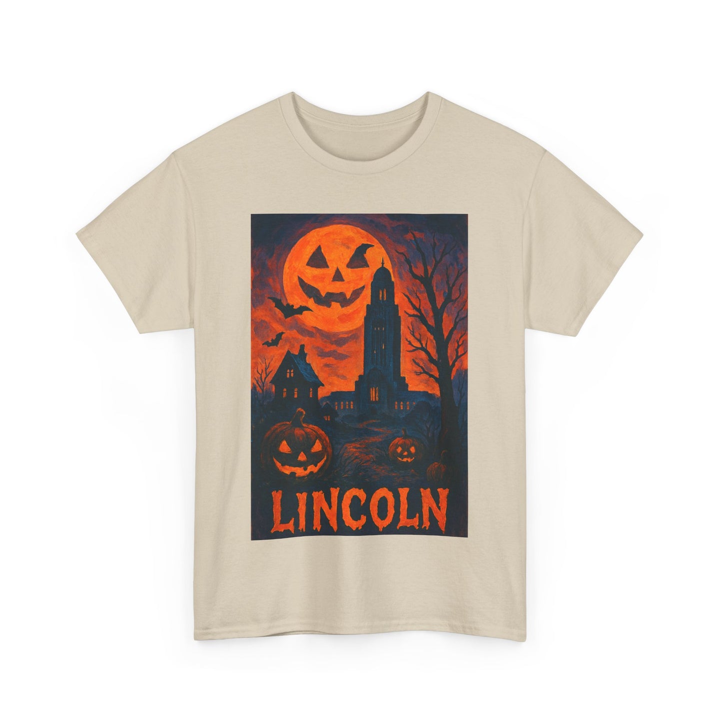 Adult Unisex Surreal Halloween Lincoln Tee