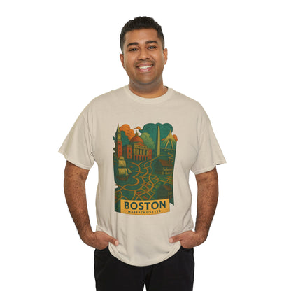 Adult Unisex Boston Surreal Tee (North America Customers)