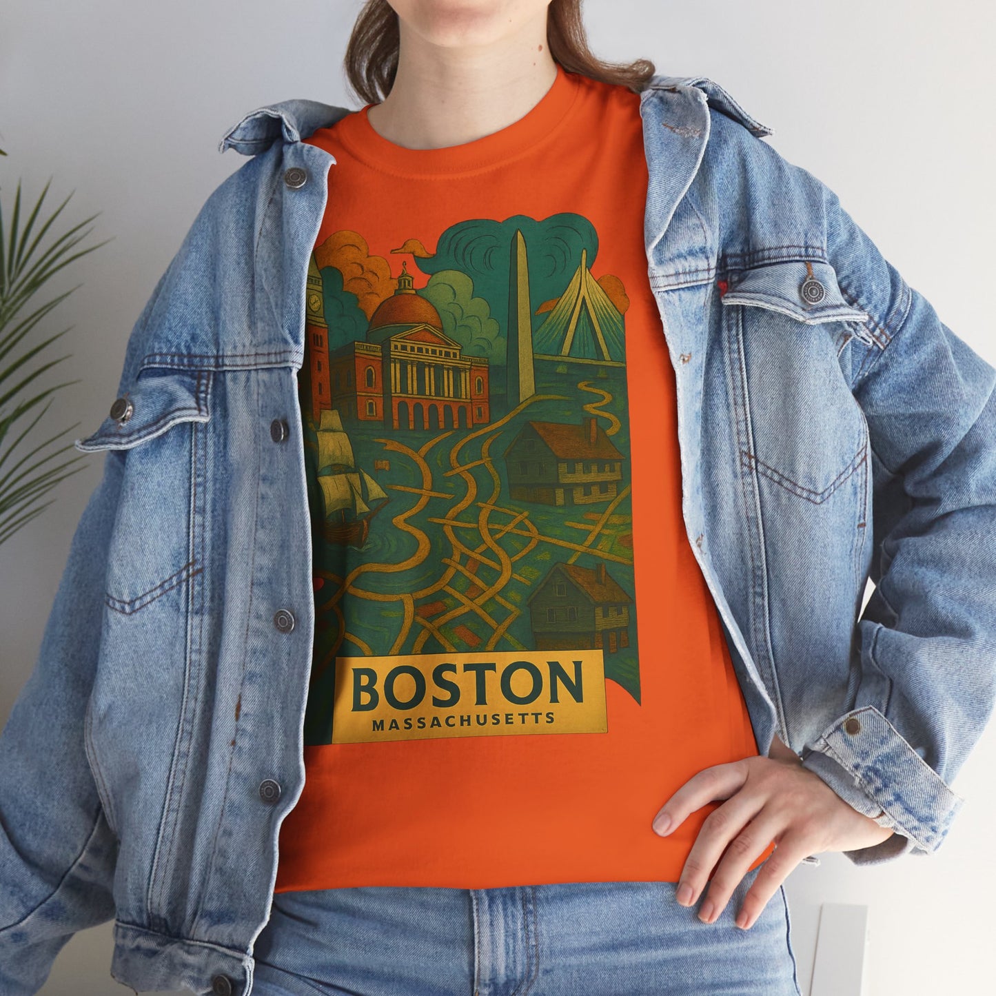 Adult Unisex Boston Surreal Tee