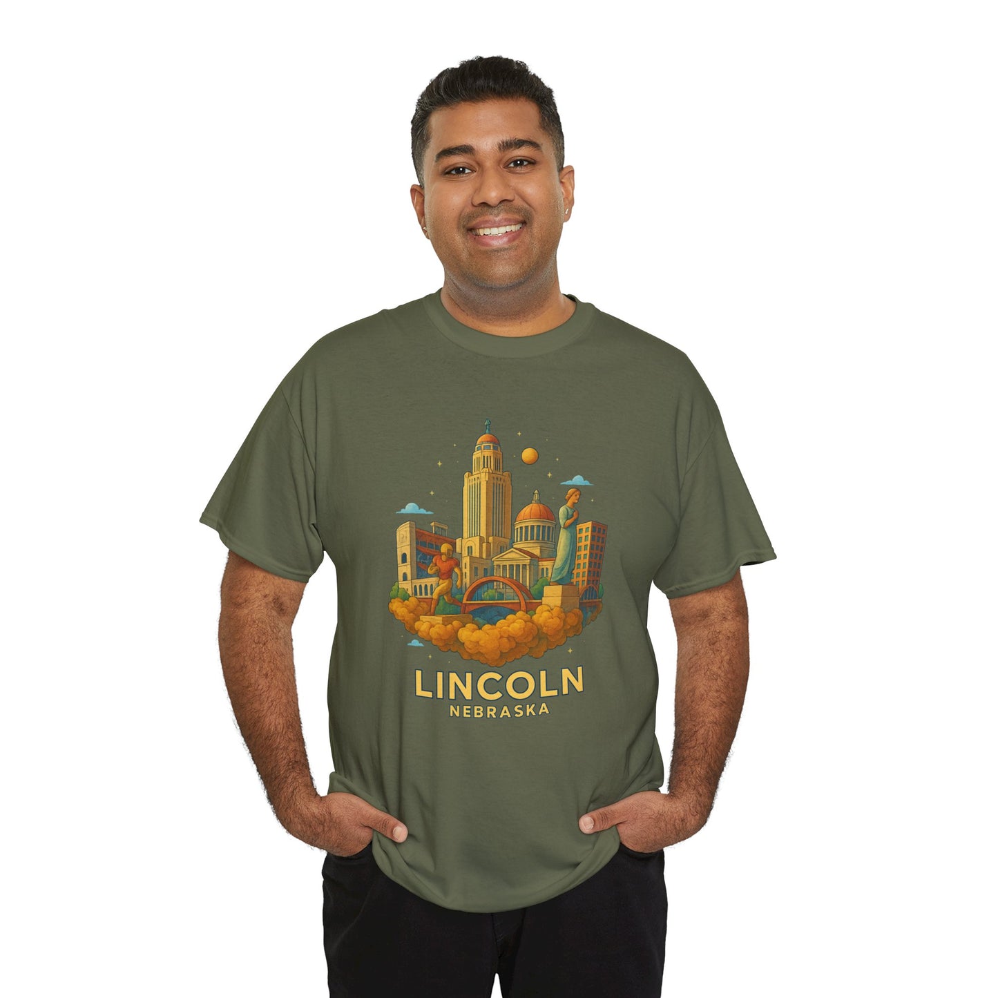 Adult Unisex Lincoln, NE Graphic Tee (North America Customers)