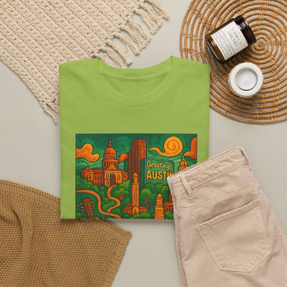 Adult Unisex Austin Surreal Graphic Tee (North America Customers)