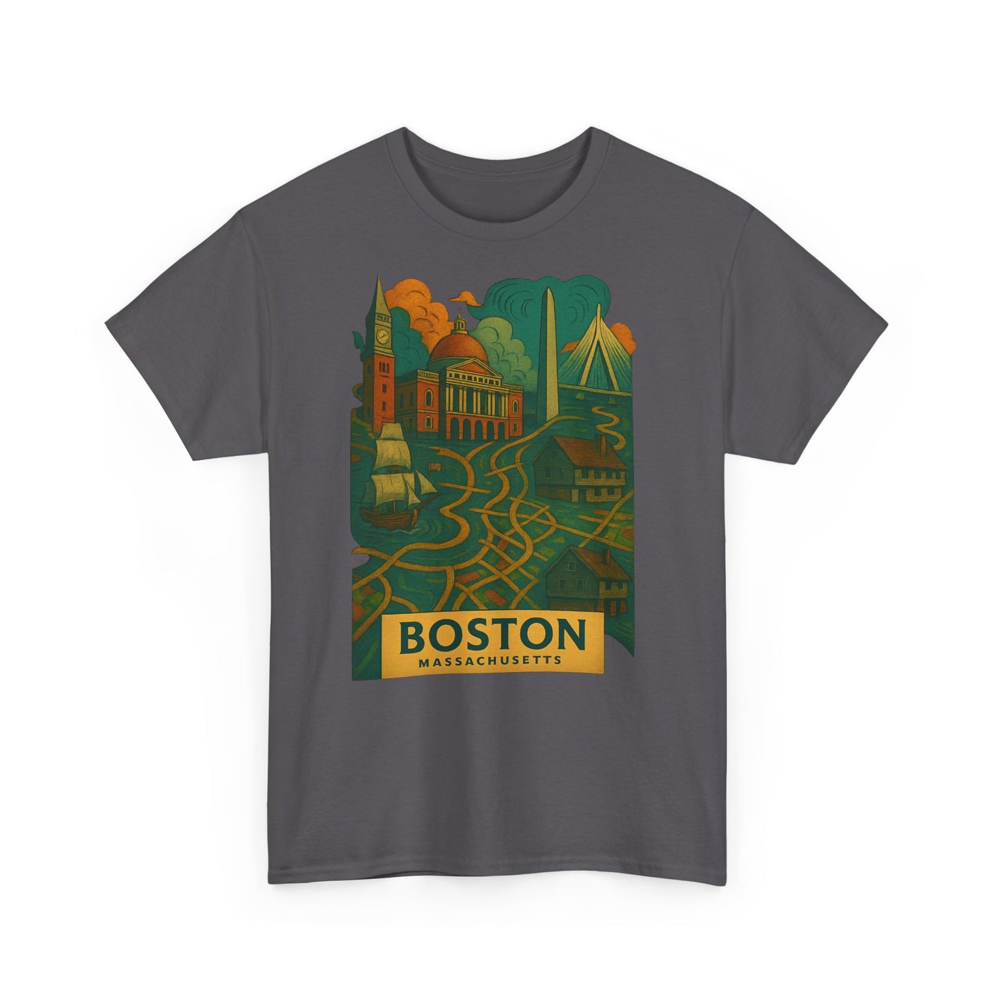 Adult Unisex Boston Surreal Tee