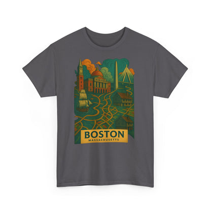 Adult Unisex Boston Surreal Tee