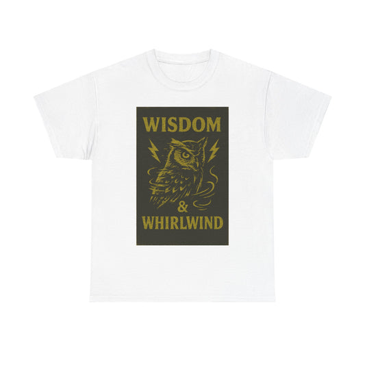Adult Unisex 'Owl Wisdom & Whirlwind' Tee
