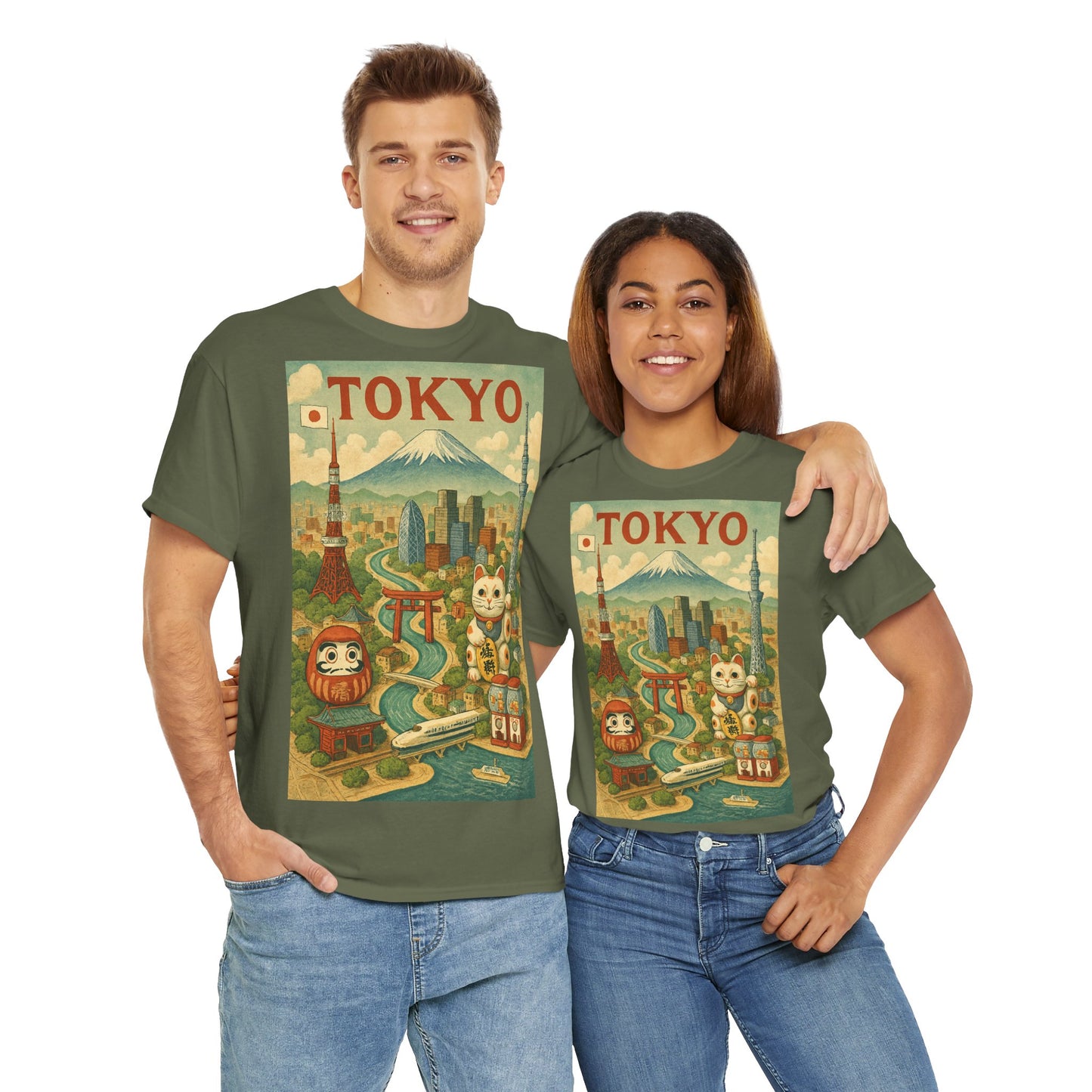 Adult Unisex Surreal Vintage Tokyo Tee