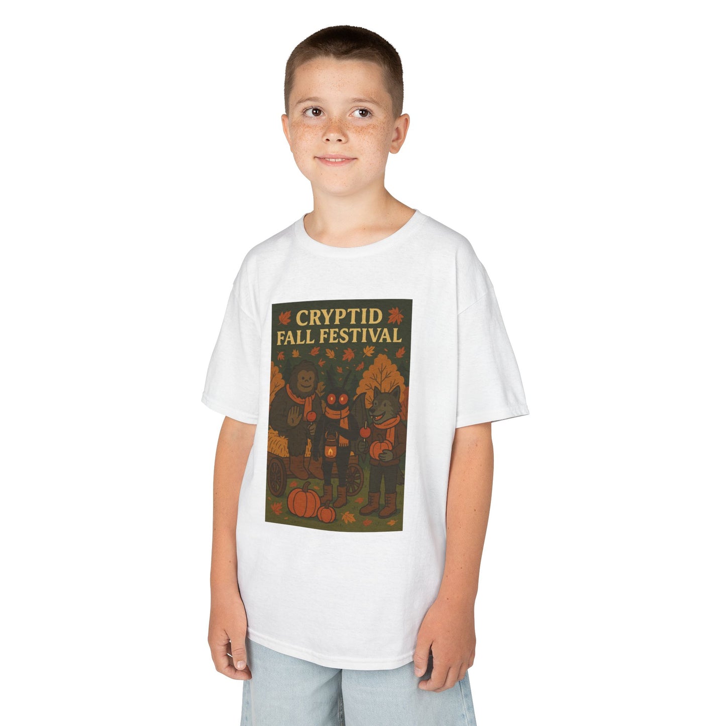 Kids Cryptid Autumn Festival Tee
