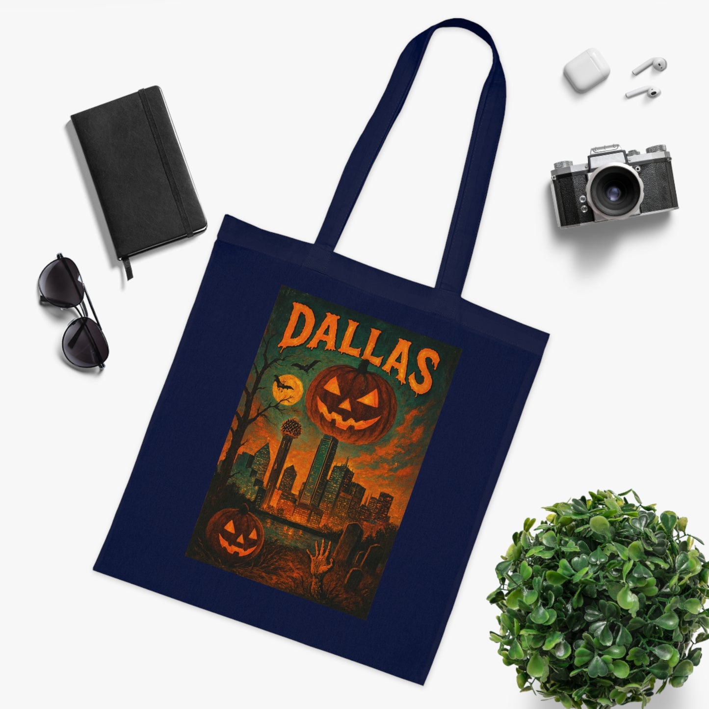 Surreal Halloween Dallas Tote