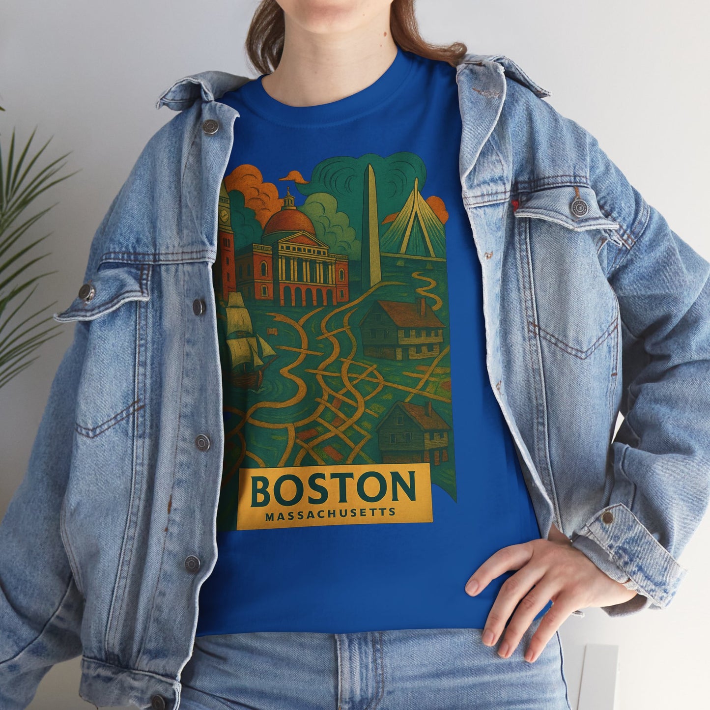 Adult Unisex Boston Surreal Tee