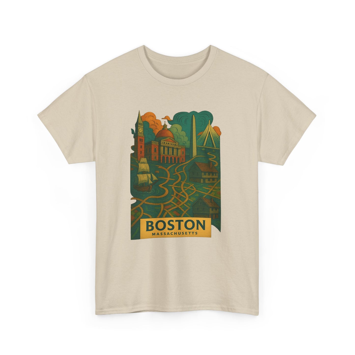 Adult Unisex Boston Surreal Tee (North America Customers)
