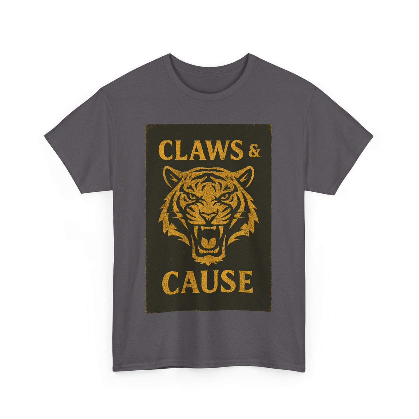 Adult Unisex 'Tiger Claws & Cause' Tee