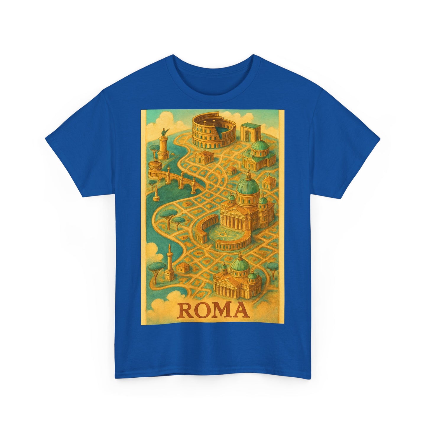 Adult Unisex Surreal Vintage Roma Map Tee