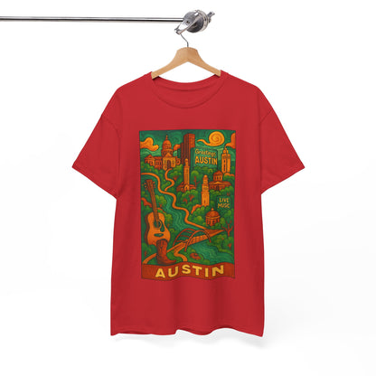 Adult Unisex Austin Surreal Graphic Tee (North America Customers)