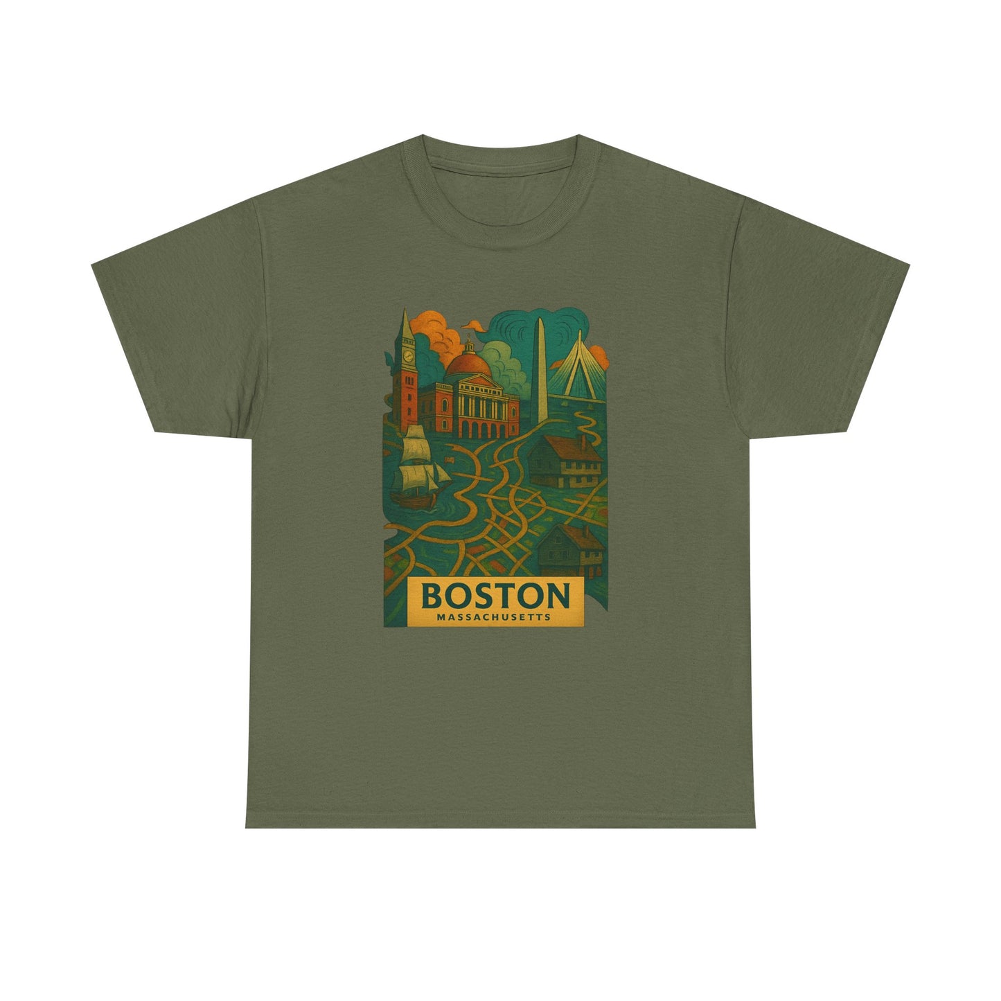 Adult Unisex Boston Surreal Tee (North America Customers)