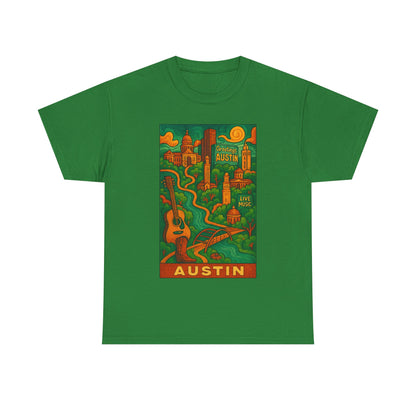 Adult Unisex Austin Surreal Graphic Tee (North America Customers)