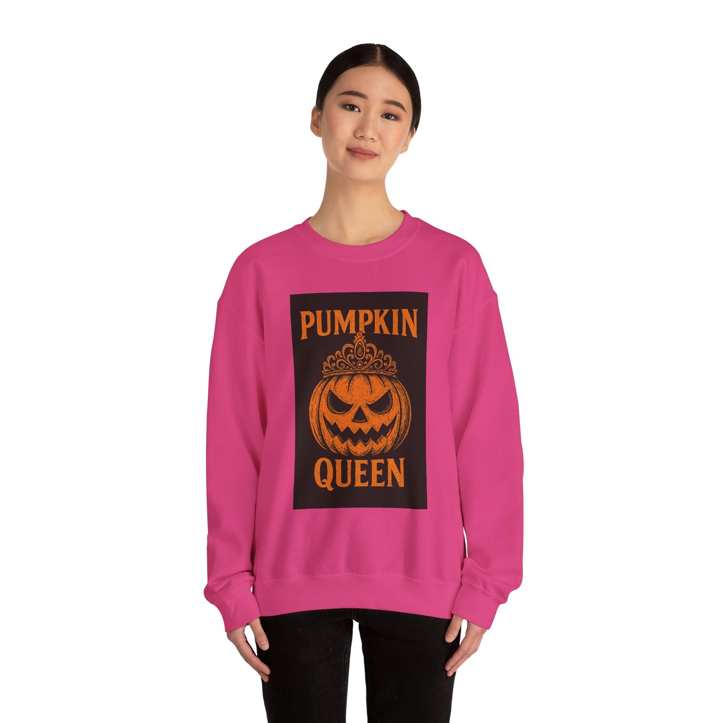 Women's Pumpkin Queen Sweatshirt Crew Neck
