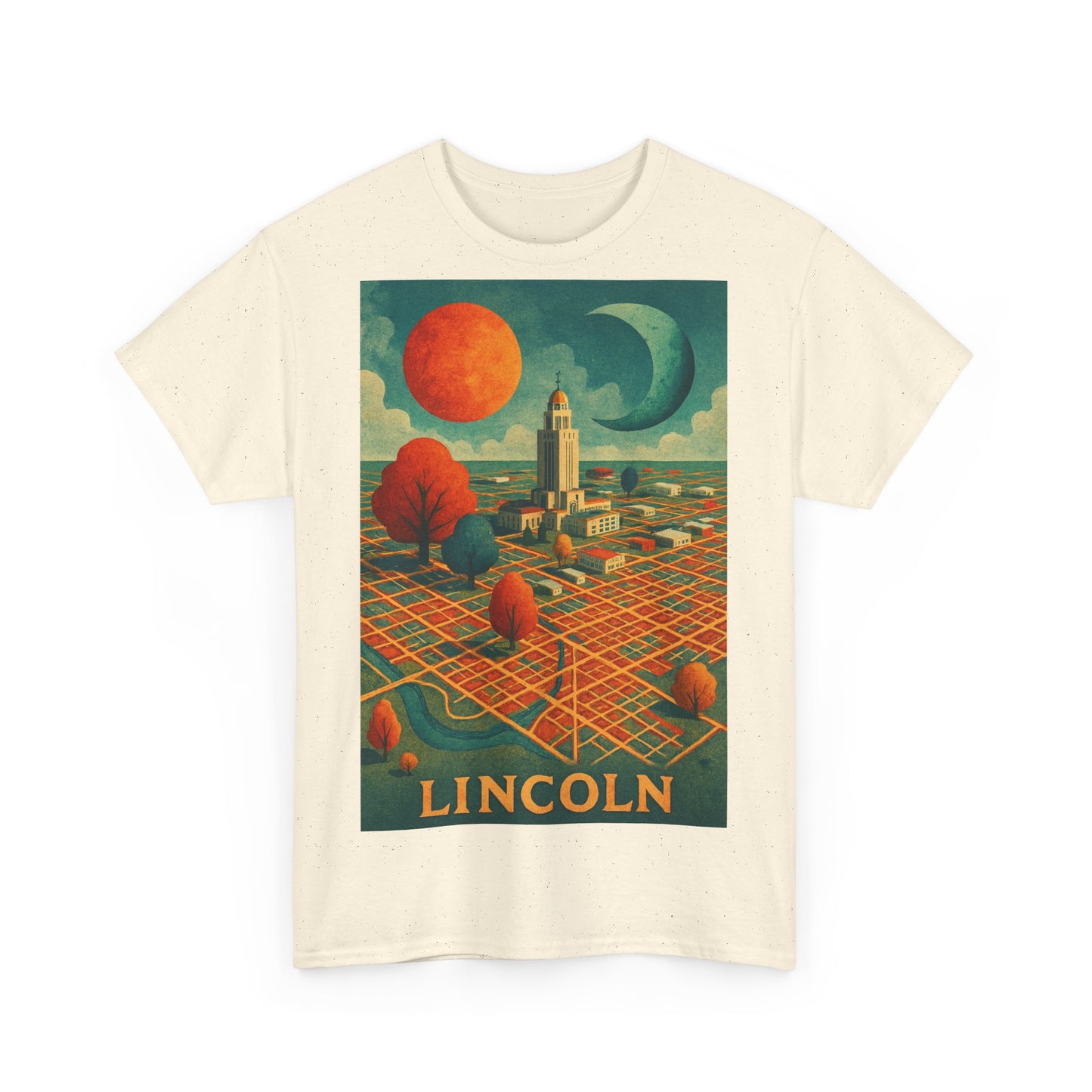 Adult Unisex Lincoln Surreal Vintage Graphic Tee