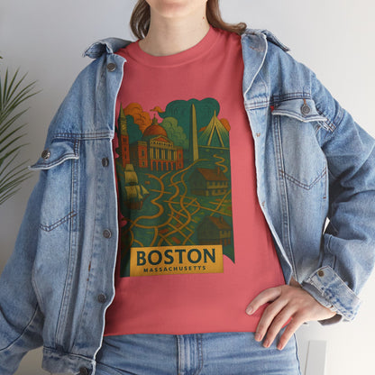 Adult Unisex Boston Surreal Tee (North America Customers)