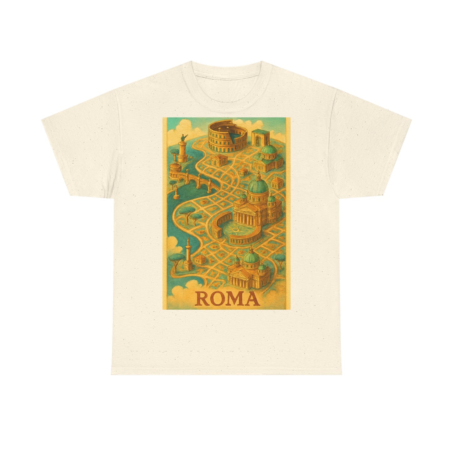 Adult Unisex Surreal Vintage Roma Map Tee