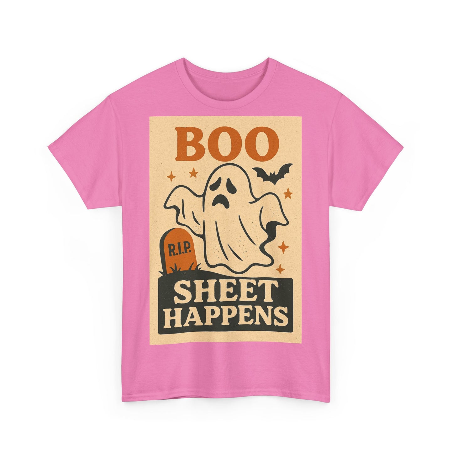 Boo Sheet Happens Adult Unisex Tee