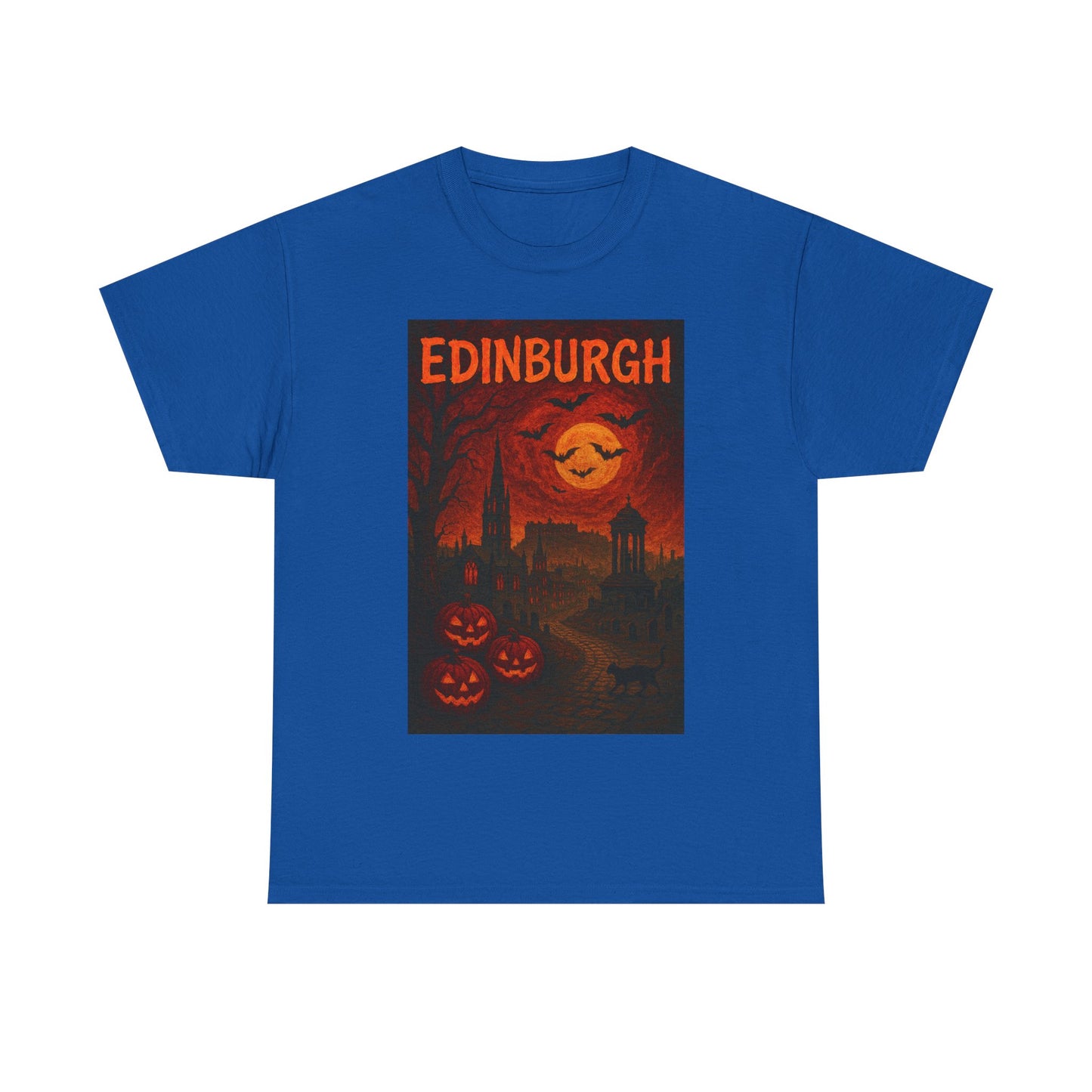Adult Unisex Surreal Halloween Edinburgh Tee,