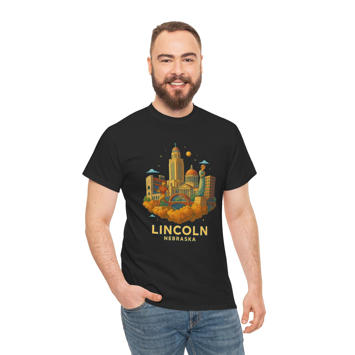 Adult Unisex Lincoln, NE Graphic Tee (North America Customers)