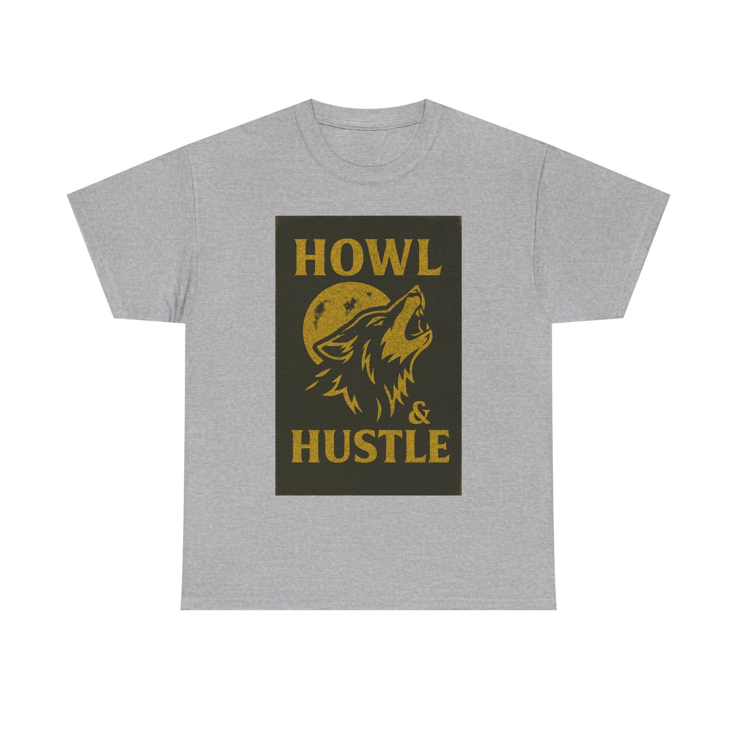 Adult Unisex 'Wolf Howl & Hustle' Tee