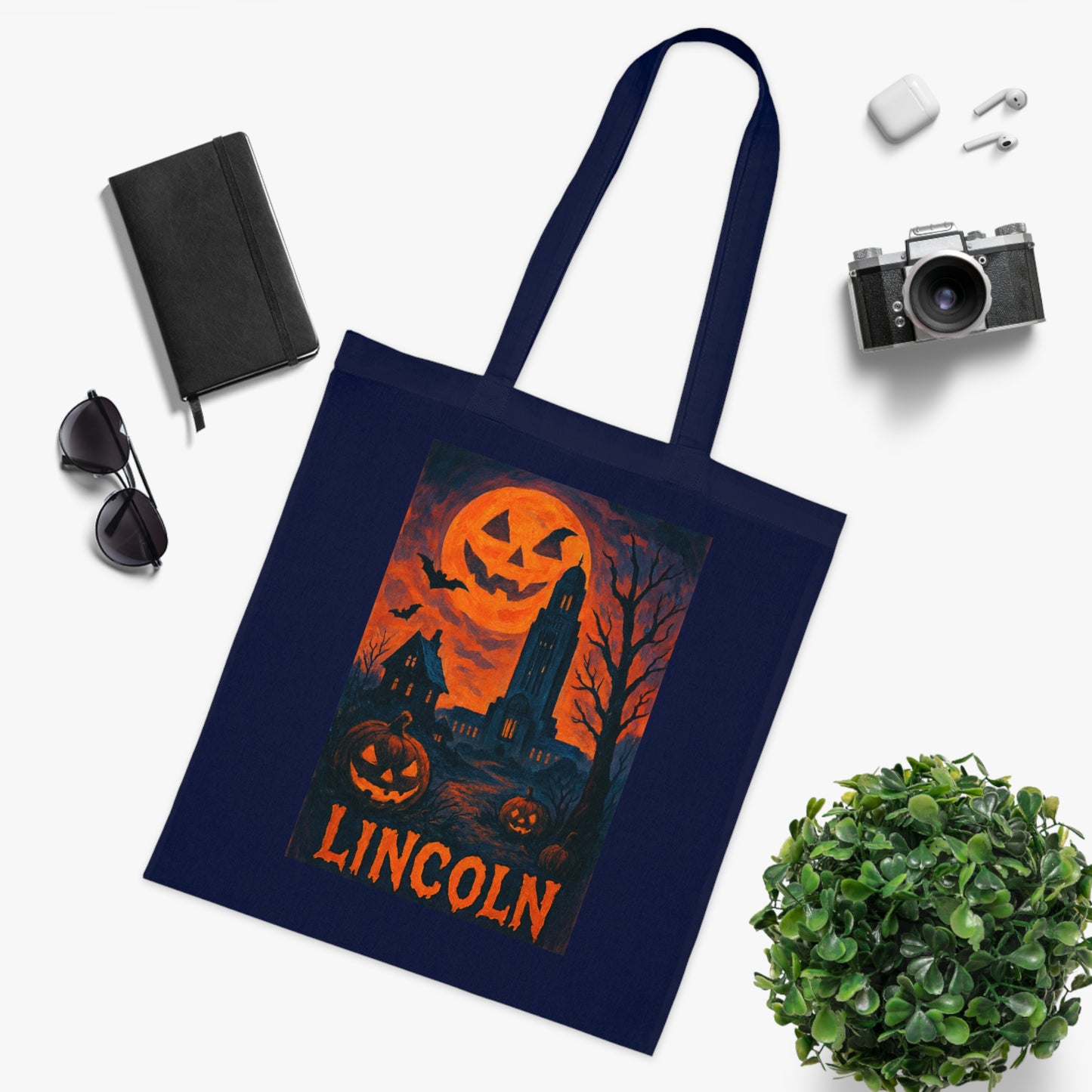 Surreal Halloween Lincoln Tote