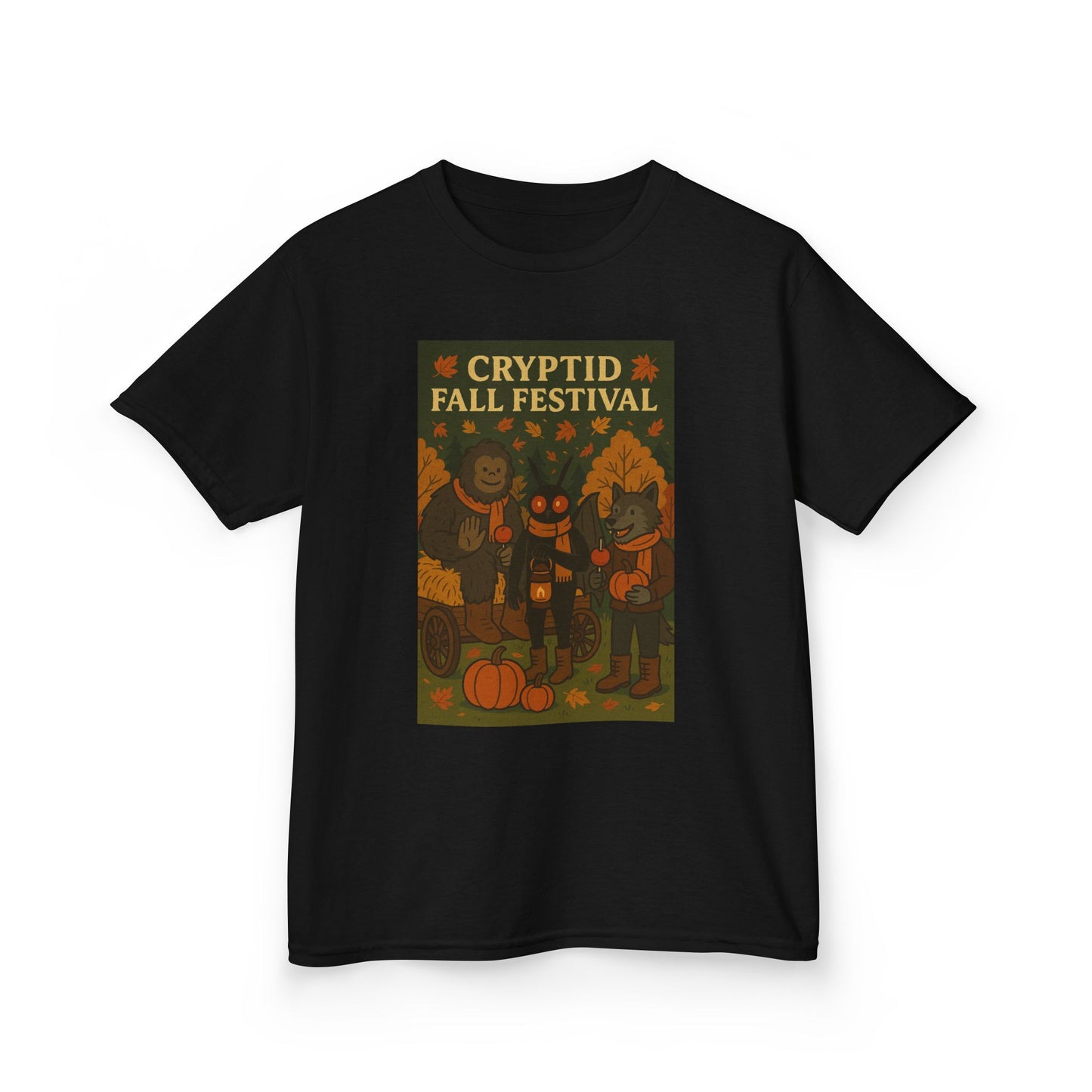 Kids Cryptid Autumn Festival Tee