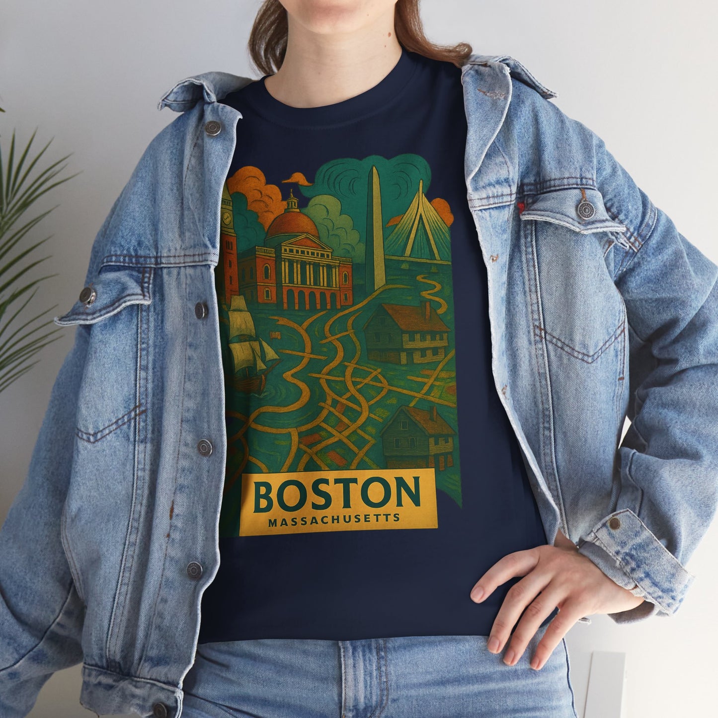 Adult Unisex Boston Surreal Tee